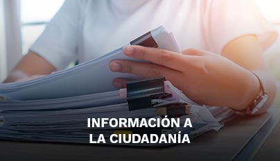 Ir a Información a la ciudadanía