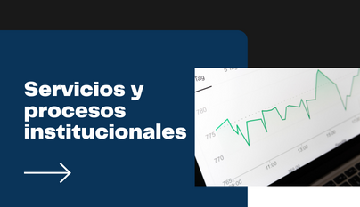 Servicios y procesos institucionales